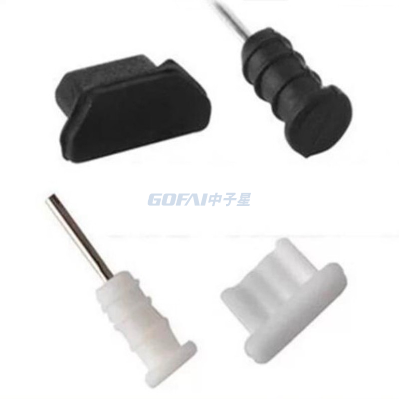 Accesorios telefónicos de Metal Dust Plug Puerto de carga Jack de auriculares 3.5 para Xiaomi Samsung S8 S9 Micro Tipo C para iPhone X 8 7 Plus 6