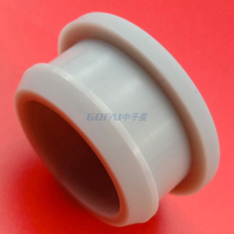Forma de T Caucho de silicona Hueco Buje pequeño Tapón Parte Ojal Orificio abierto único OD 3/32 "2.5 2.5 mm ID 0.5 1/32 " 1 1.0 Mm 0.5 1 mm