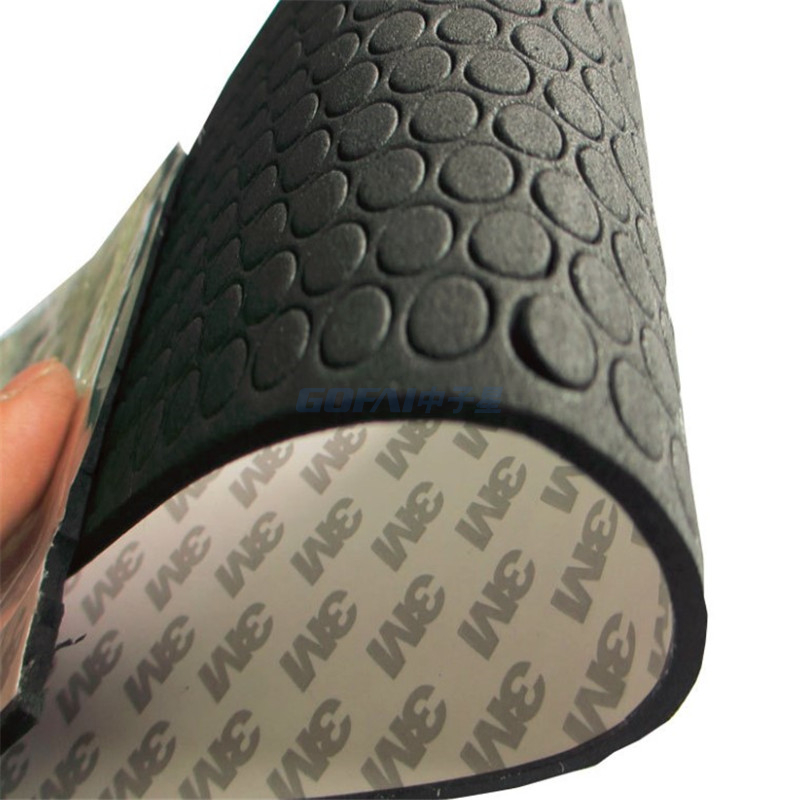 Fabricantes de China Adhesivo 3M Silicon Silicon Calor las almohadillas de goma del pie de goma