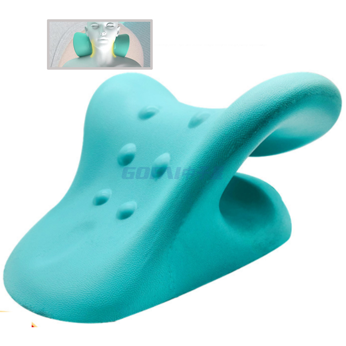 Dispositivo de tracción cervical Almohada de masaje relajante para la columna vertebral del cuello