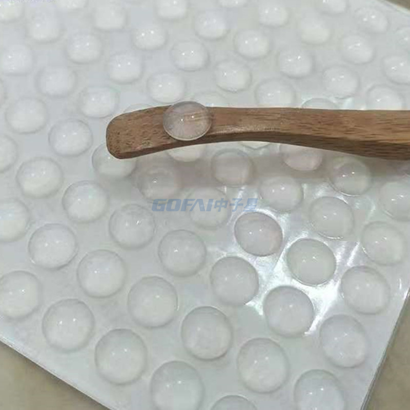 3M Adhesivo Fabricación de almohadilla de goma de silicona transparente